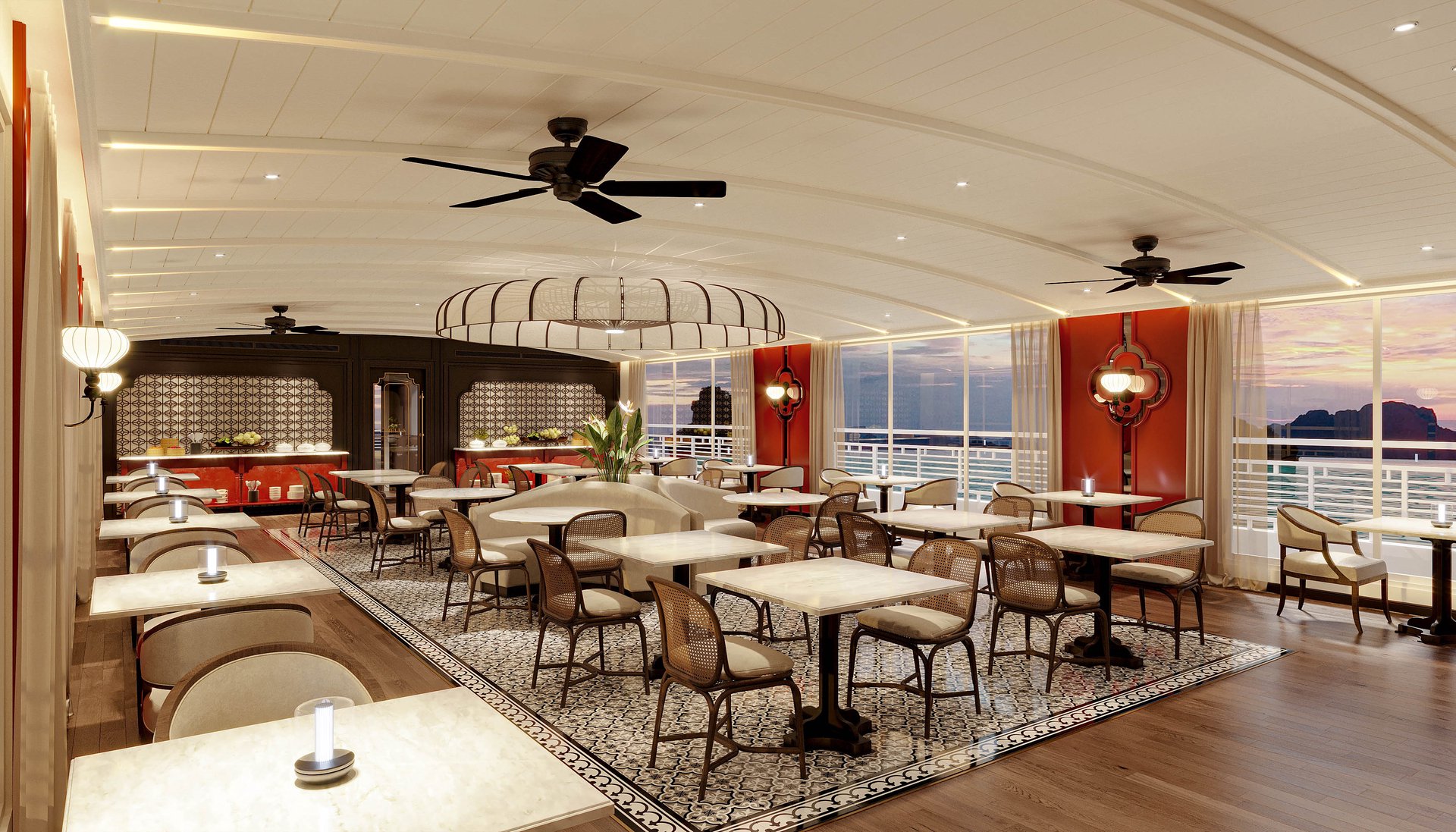 Dining on the Bay
